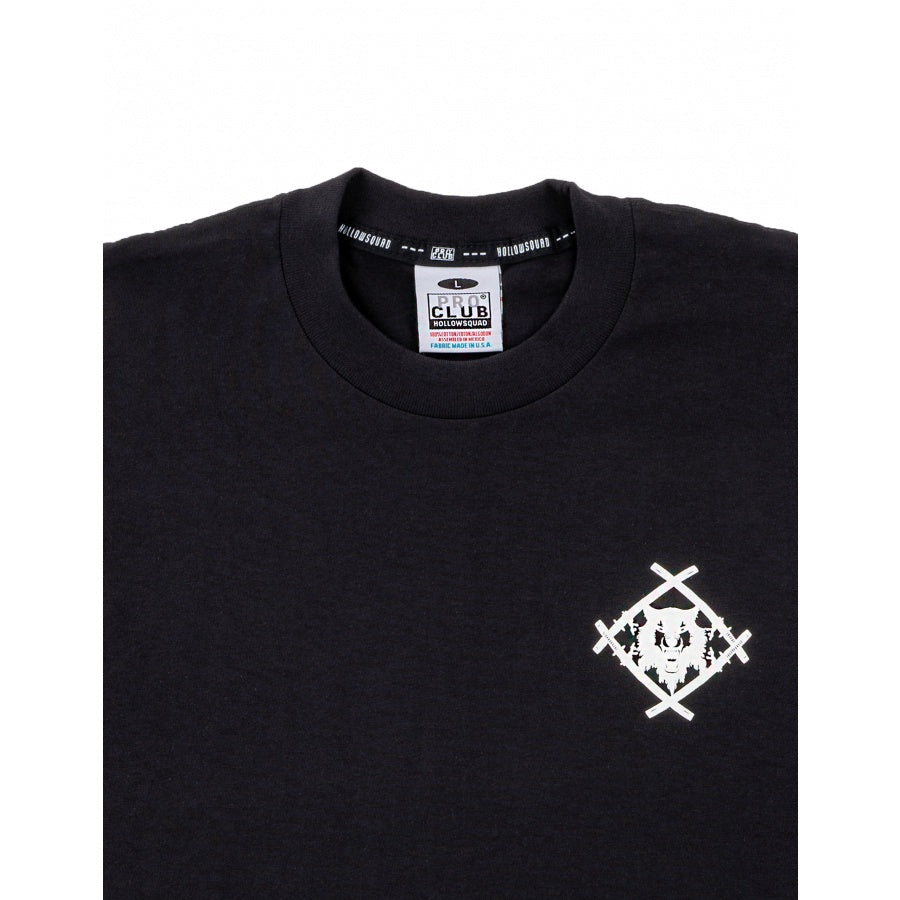 Pro Club Hollowsquad Heavyweight Short Sleeve Tee - Black