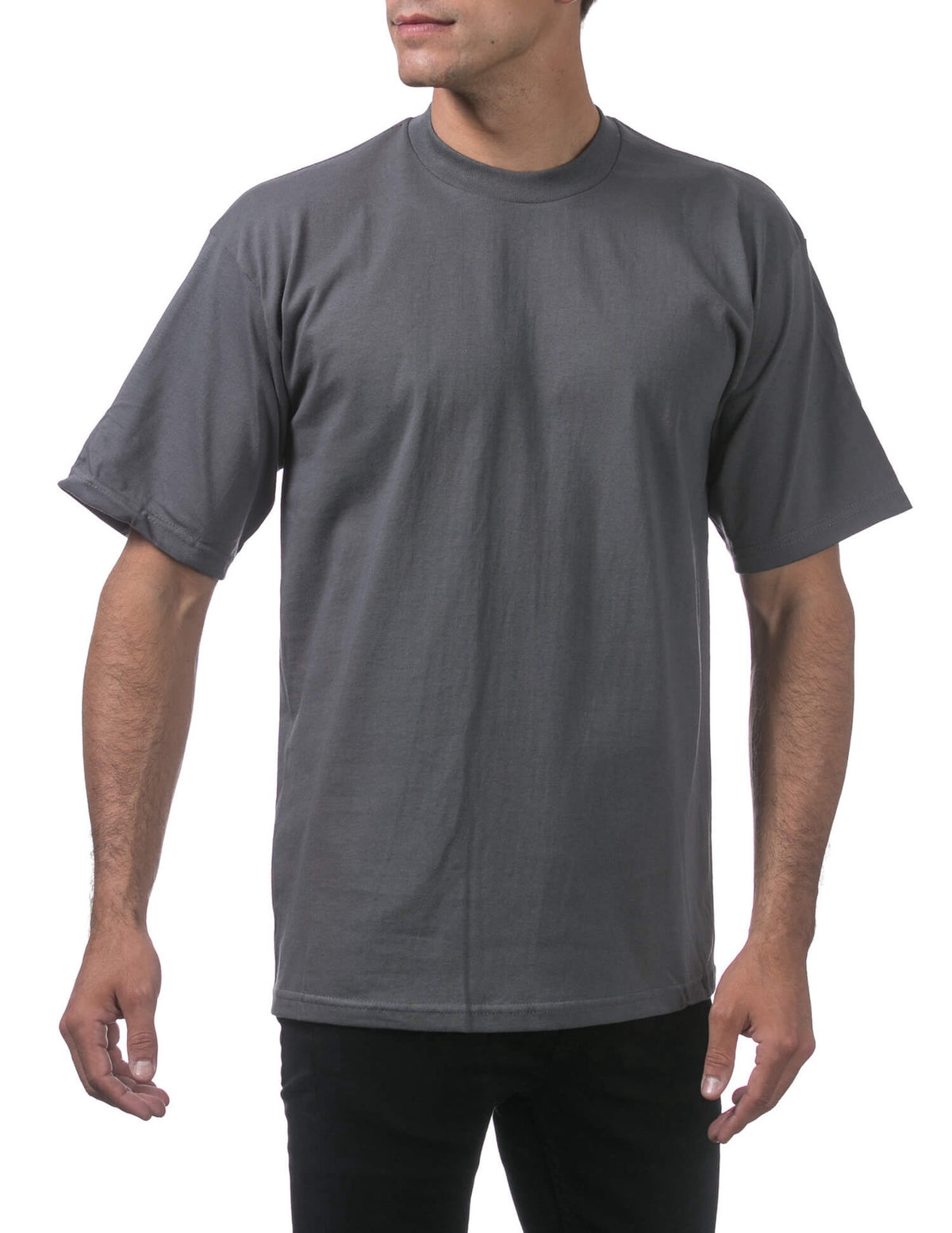 Pro Club Men's Heavyweight Short Sleeve Tee - GRAPHITE