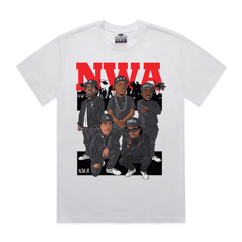 Pro Club NWA Rapper Digital printed Tee