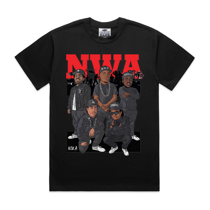 Pro Club NWA Rapper Digital printed Tee