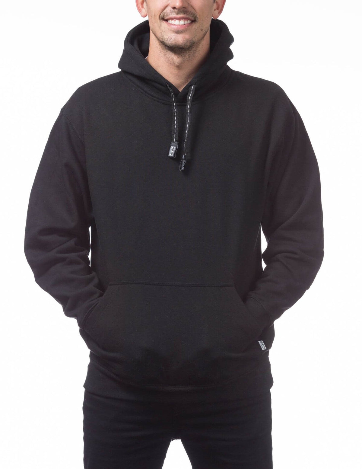 Pro Club Heavyweight Pullover Hoodie (13oz) - BLACK