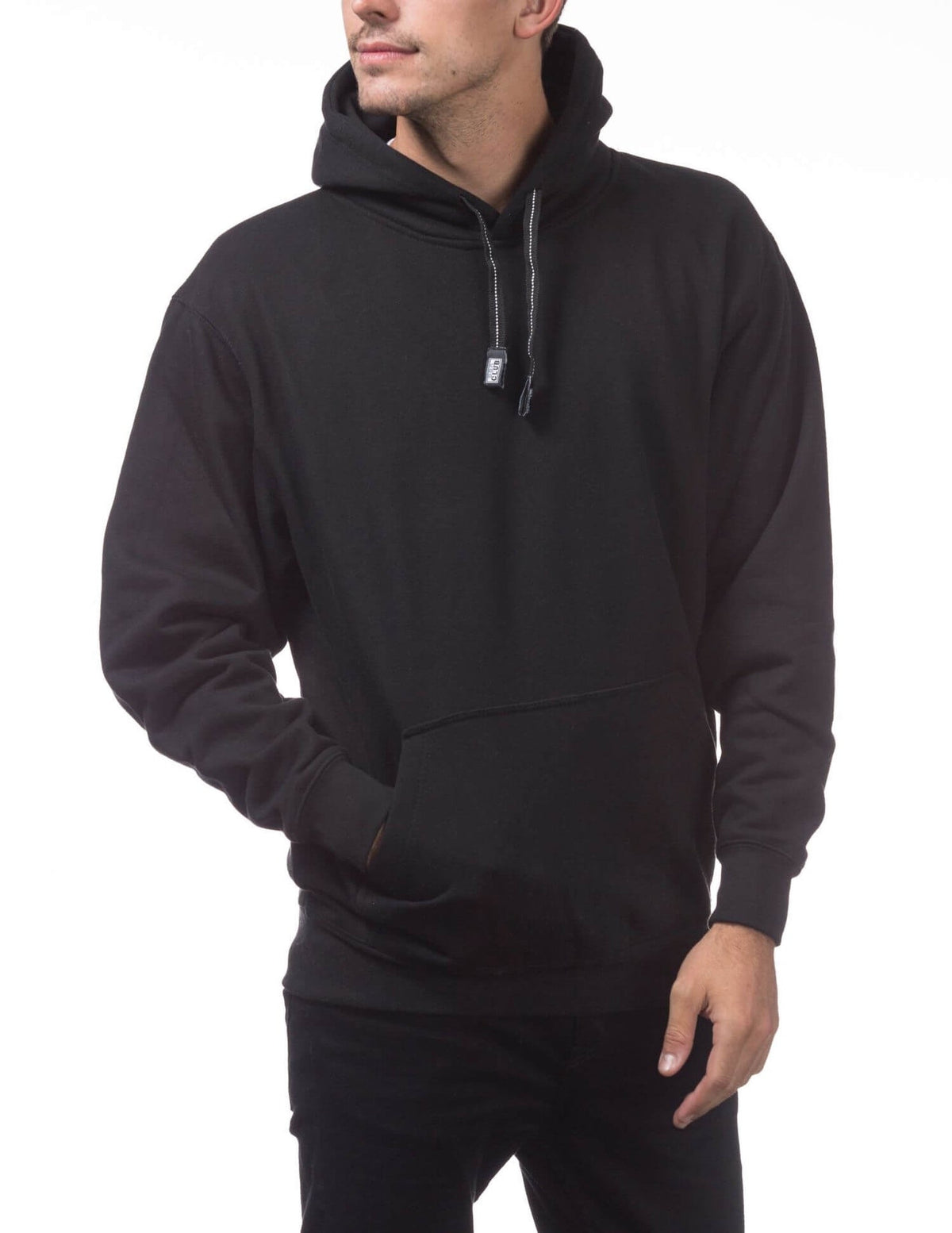 Pro Club Heavyweight Pullover Hoodie (13oz) - BLACK