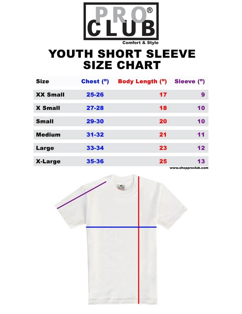 Pro Club Youth Short Sleeve Crew Neck Tee - KHAKI