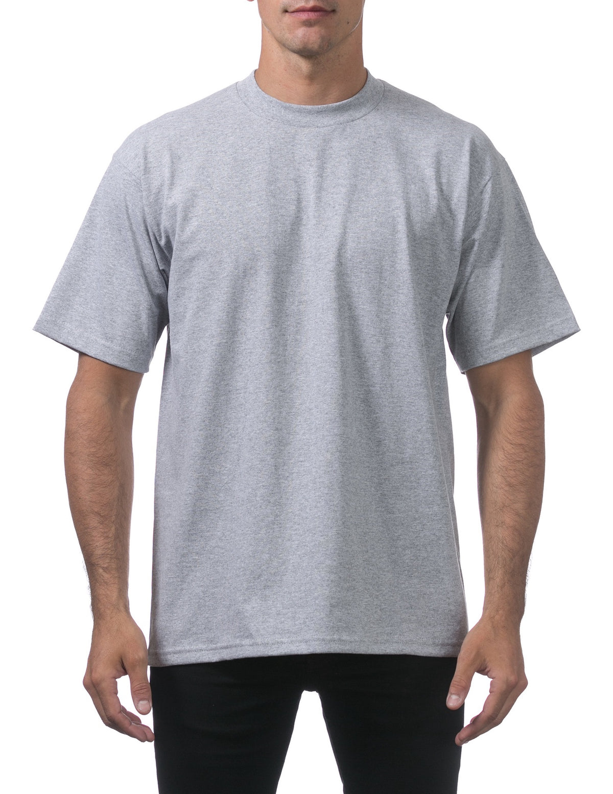 Pro Club Men's Heavyweight Short Sleeve Tee - GRAY