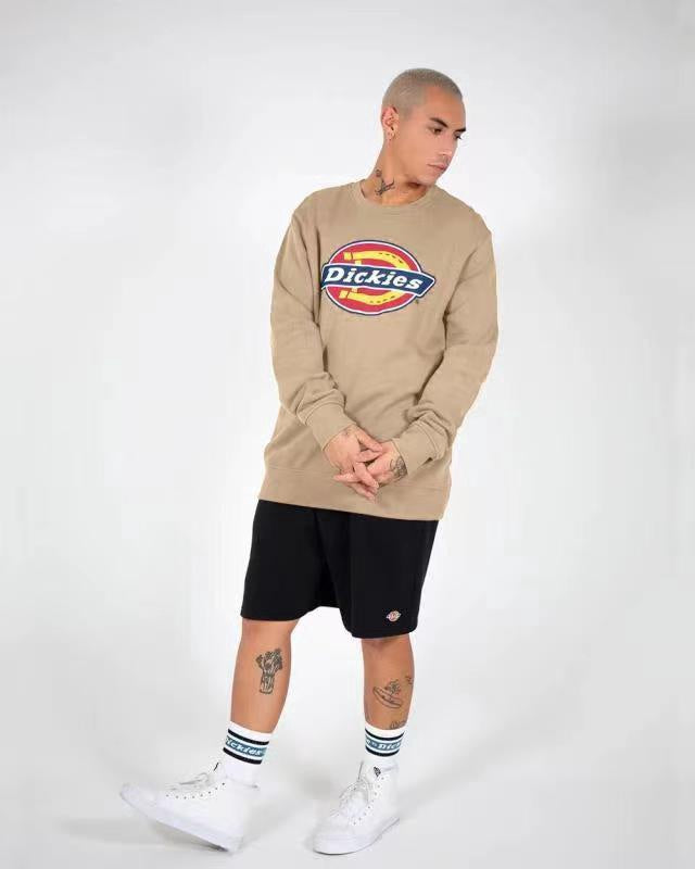 DICKIES H.S CLASSIC CREW NECK SWEATER K1210301 - KHAKI