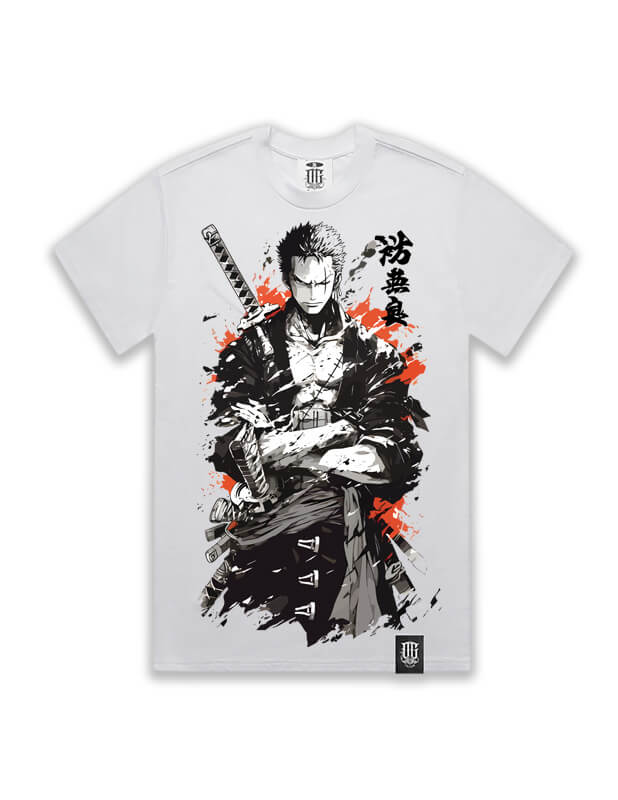 OG Culture X Pro Club Heavyweight Tee - One Piece Zoro Ink