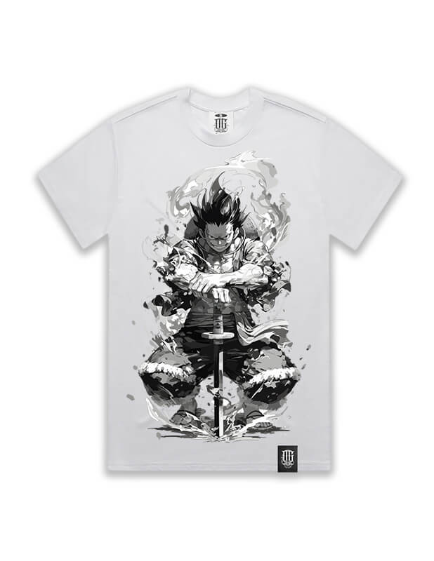 OG Culture X Pro Club Heavyweight Tee - One Piece Luffy Sword