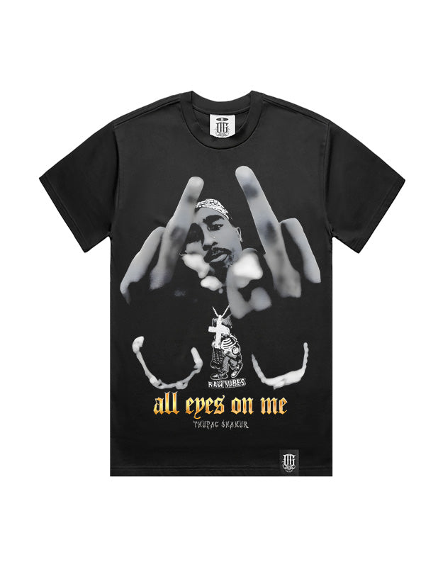 OG Culture X Pro Club Heavyweight Tee - Tupac Middle Finger
