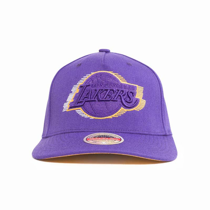 MITCHELL & NESS - L.A LAKERS TRIPLE SLICE CLASSIC SNAPBACK Purple