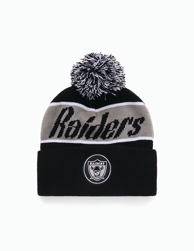 Mitchell and Ness - Las Vegas Raiders Team Pom Beanie