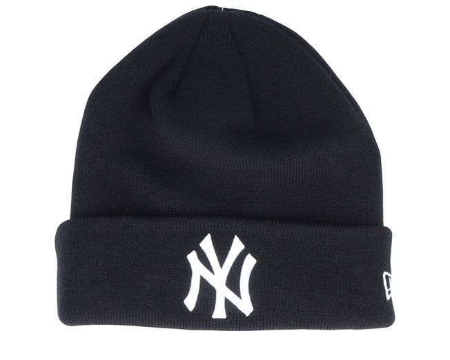New Era - New York Yankees Knit Beanie - BLACK/WHITE
