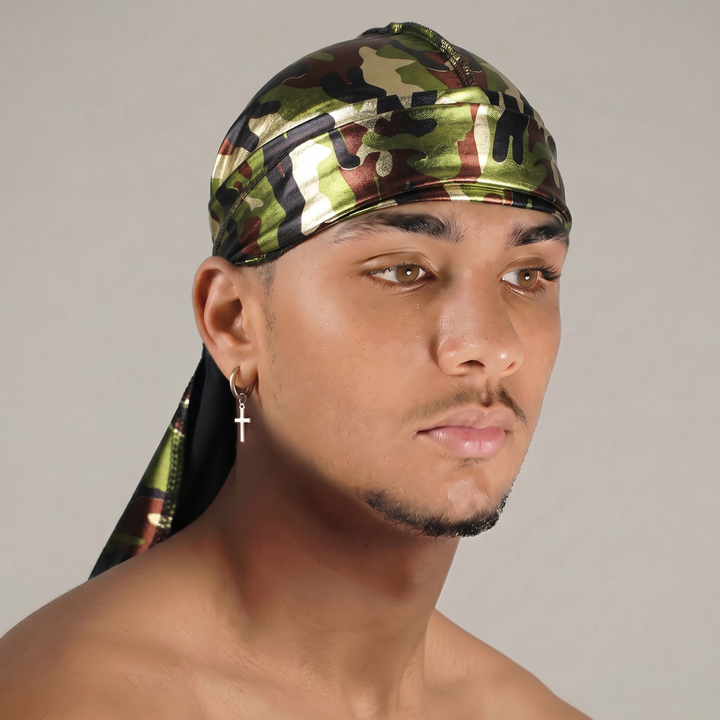 Rewahard Silky Durag - Green Camo