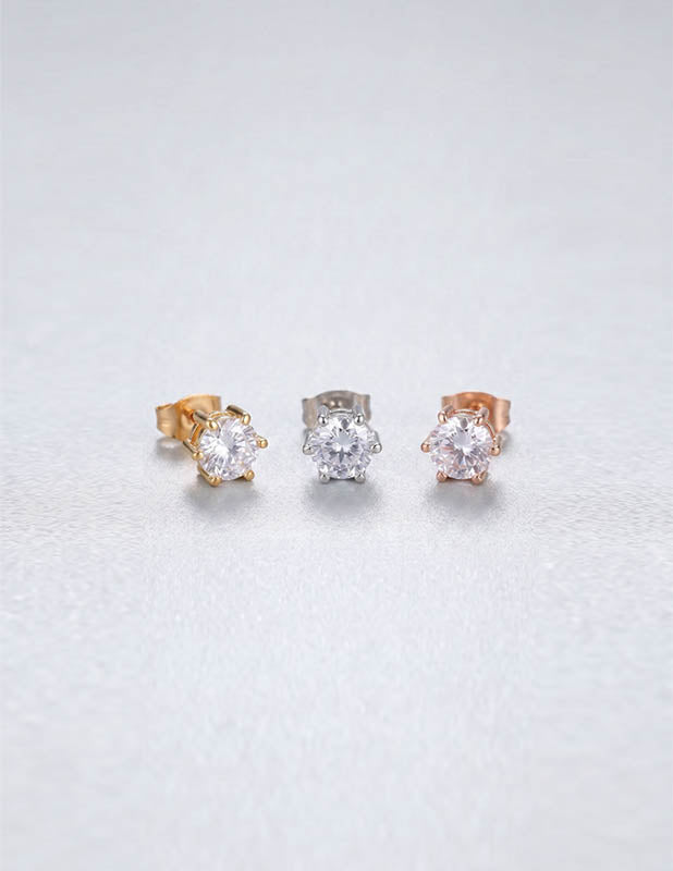 Rewahard - Diamond Cluster Stud Earring 3mm-8mm