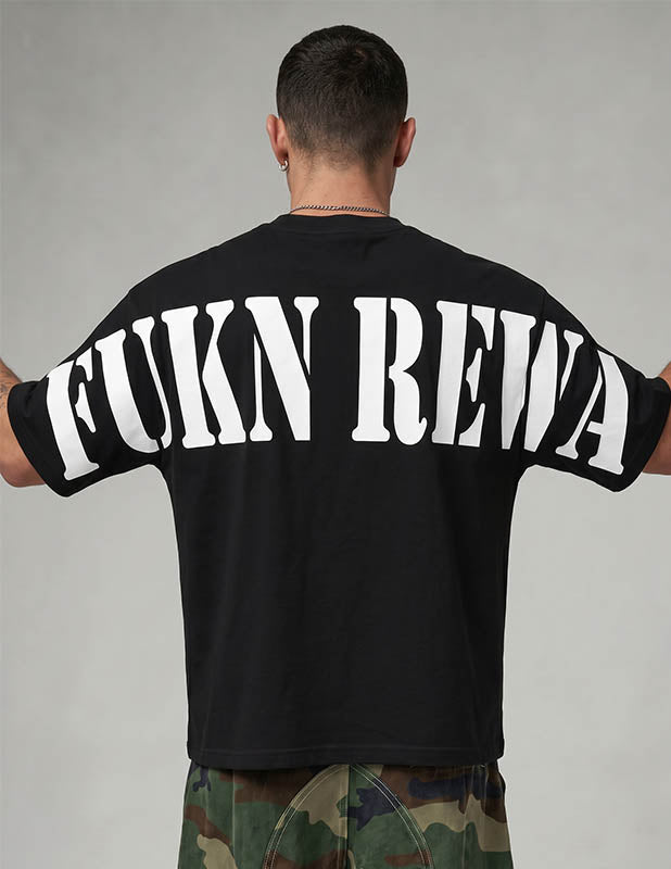 Pro Club FUKN REWA Heavyweight Short Sleeve Tee - BLACK