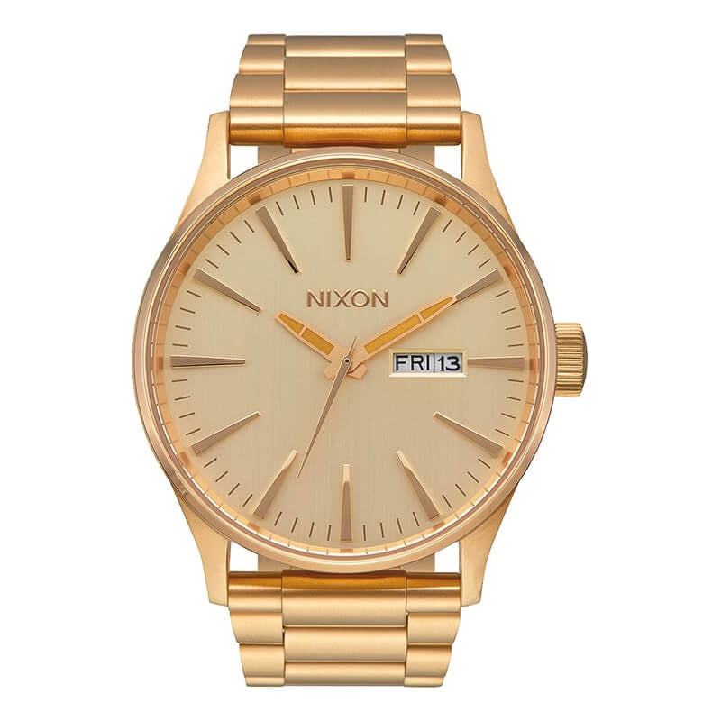 NIXON - 42 mm Sentry Stainless Steel Watch - Gold