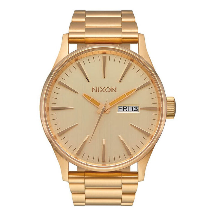 NIXON - 42 mm Sentry Stainless Steel Watch - Gold