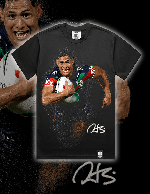 OG Culture X Pro Club Heavyweight Tee - Warriors Roger Tuivasa-Sheck Portrait