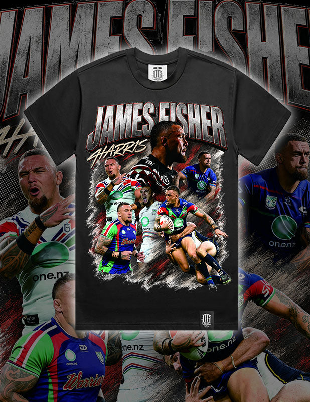 OG Culture X Pro Club Heavyweight Tee - Warriors James Fisher-Harris Graphic