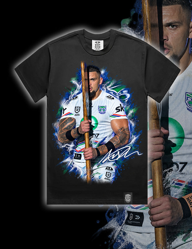 OG Culture X Pro Club Heavyweight Tee - Warriors James Fisher-Harris GAME FACE ON