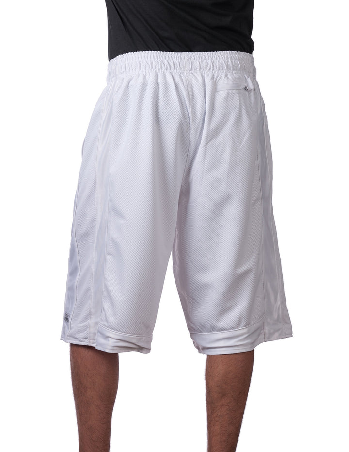 Pro Club Heavyweight Mesh Basketball Shorts - WHITE