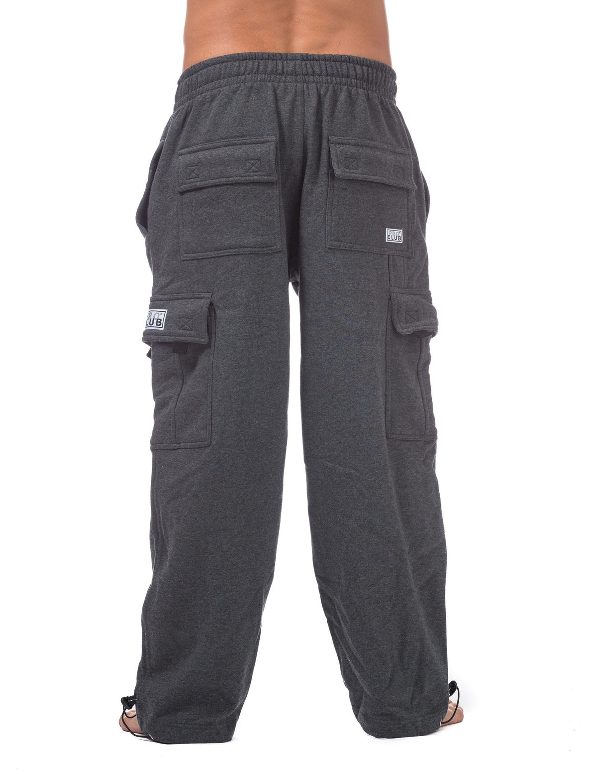 Pro Club Heavyweight Fleece Cargo Pants - CHARCOAL