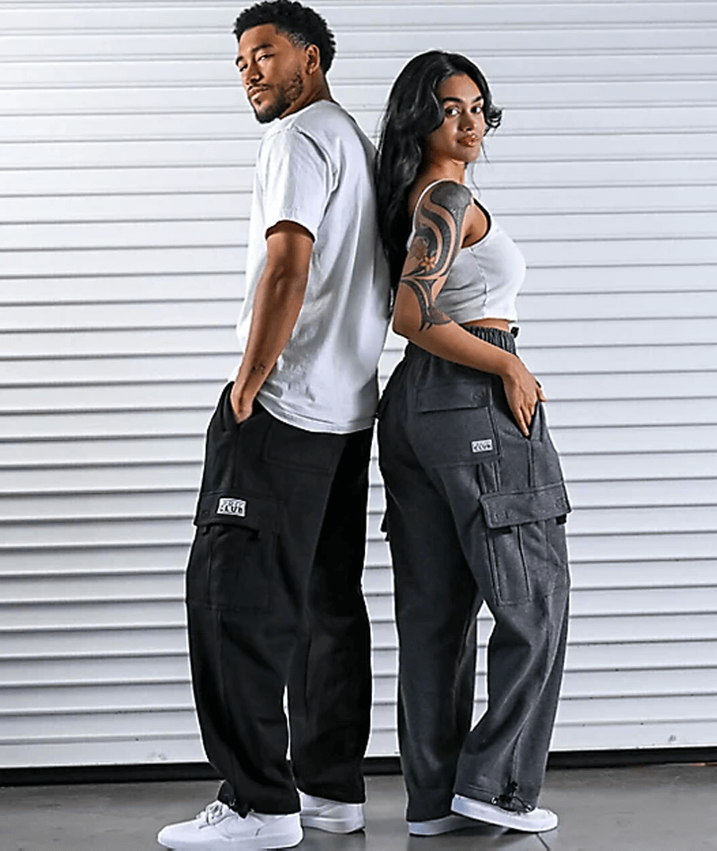 Pro Club Heavyweight Fleece Cargo Pants - CHARCOAL