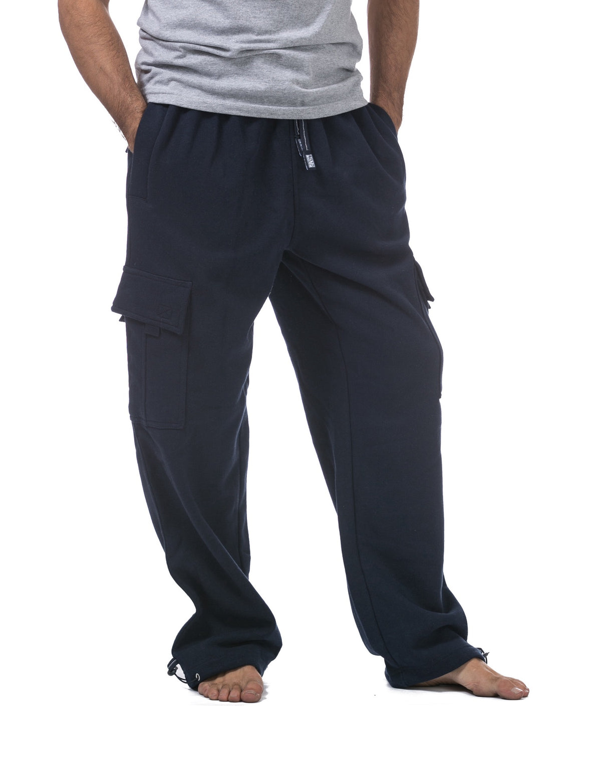 Pro Club Heavyweight Fleece Cargo Pants - NAVY