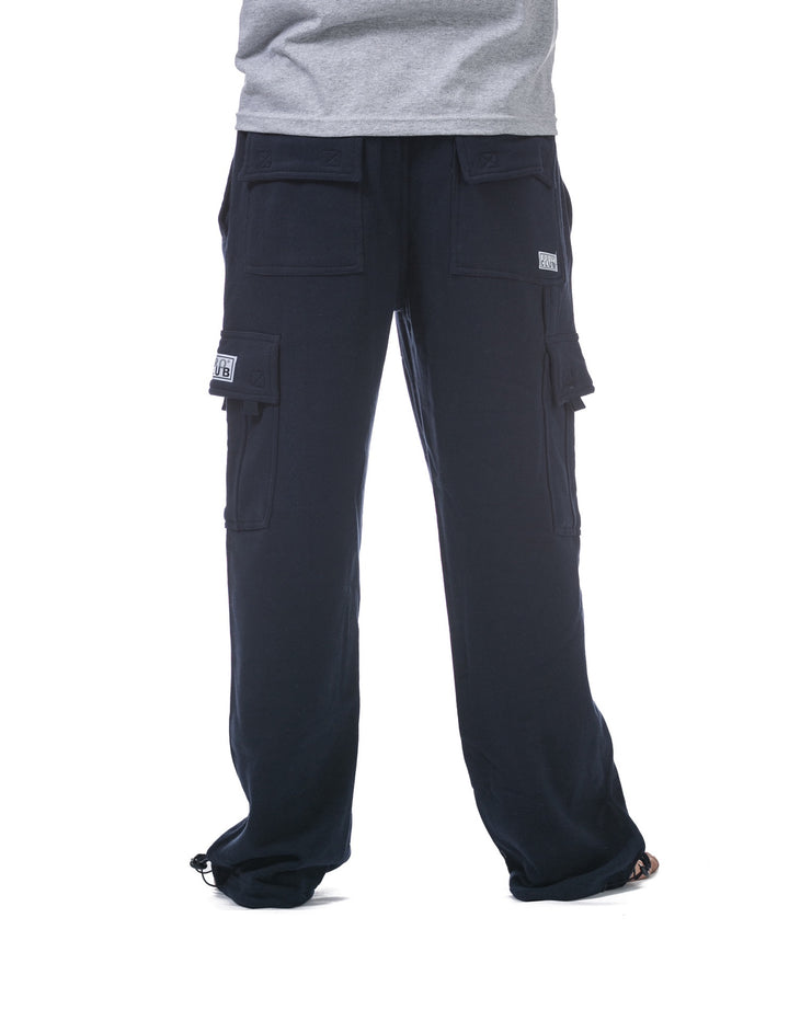 Pro Club Heavyweight Fleece Cargo Pants - NAVY