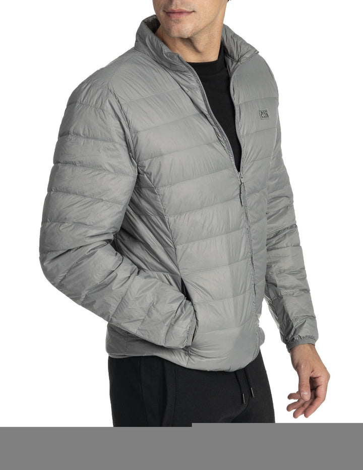 Pro Club Packable Lightweight Down Jacket - GRAY