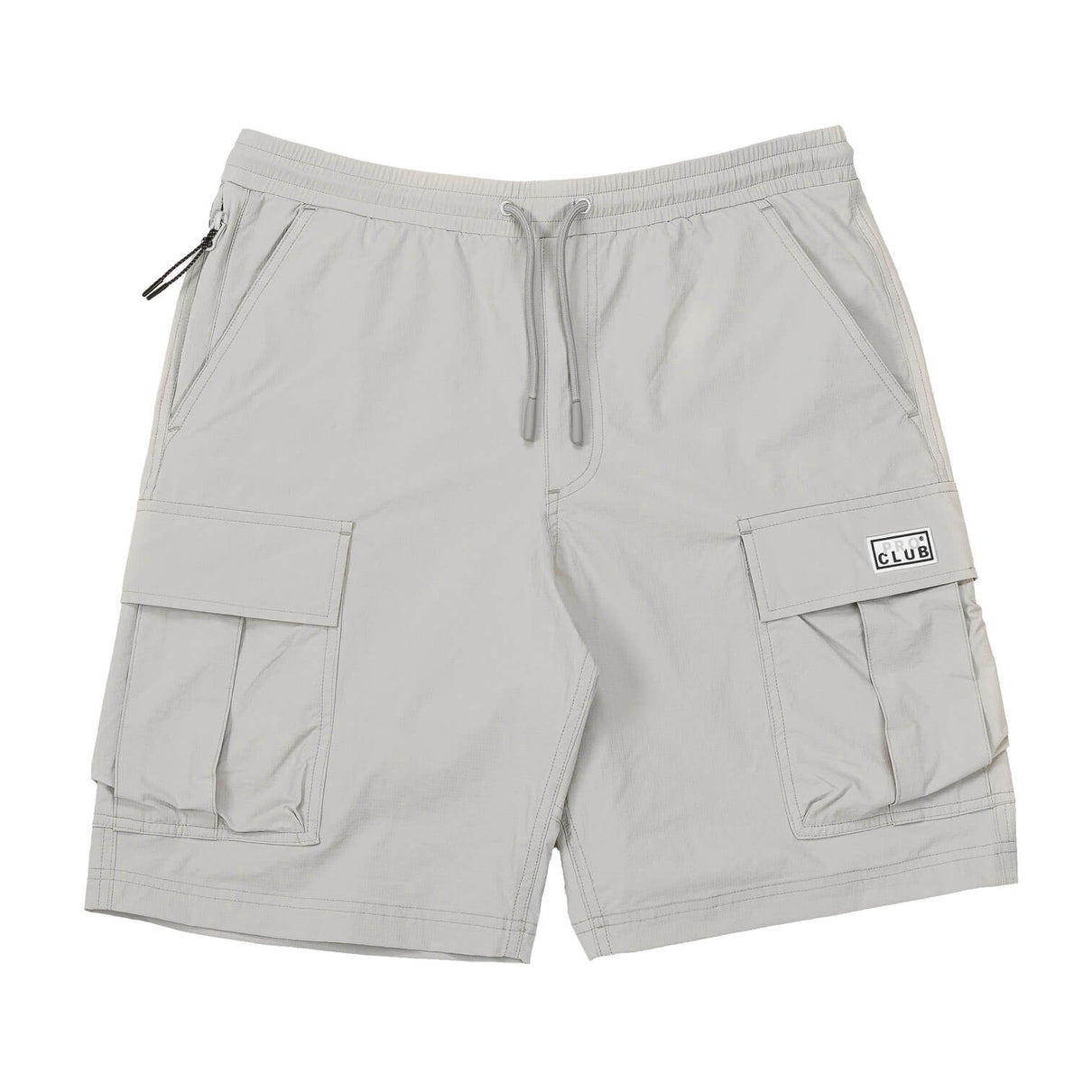 Pro Club Men's Comfort Stretch Nylon Cargo Short - 9 1/2 inch inseam - Silver