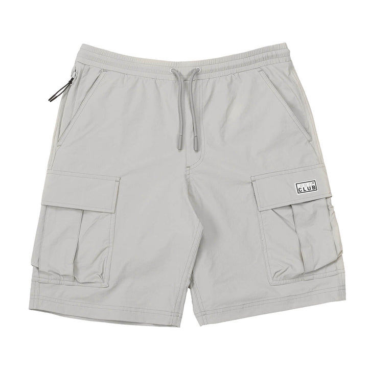 Pro Club Men's Comfort Stretch Nylon Cargo Short - 9 1/2 inch inseam - Silver