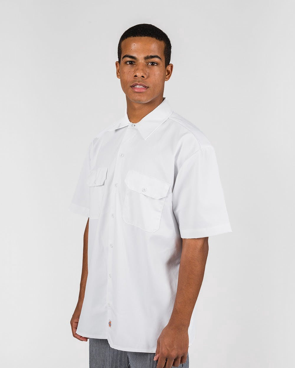 DICKIES –1574 SHORT SLEEVE WORK SHIRT - WHITE