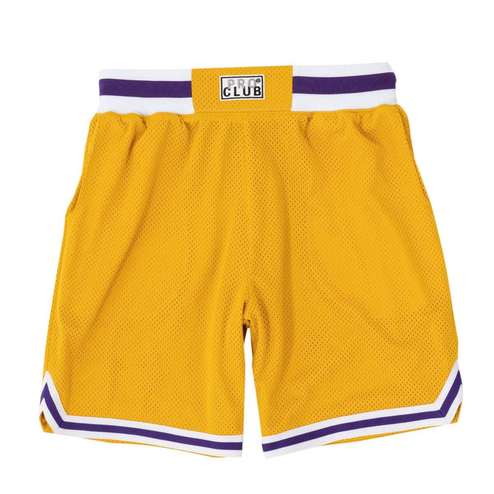 Pro Club  Classic Basketball Shorts - Yellow