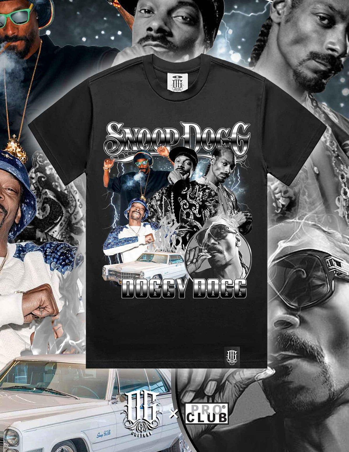 OG Culture X Pro Club Heavyweight Tee - Snoop Dogg Doggy Dogg