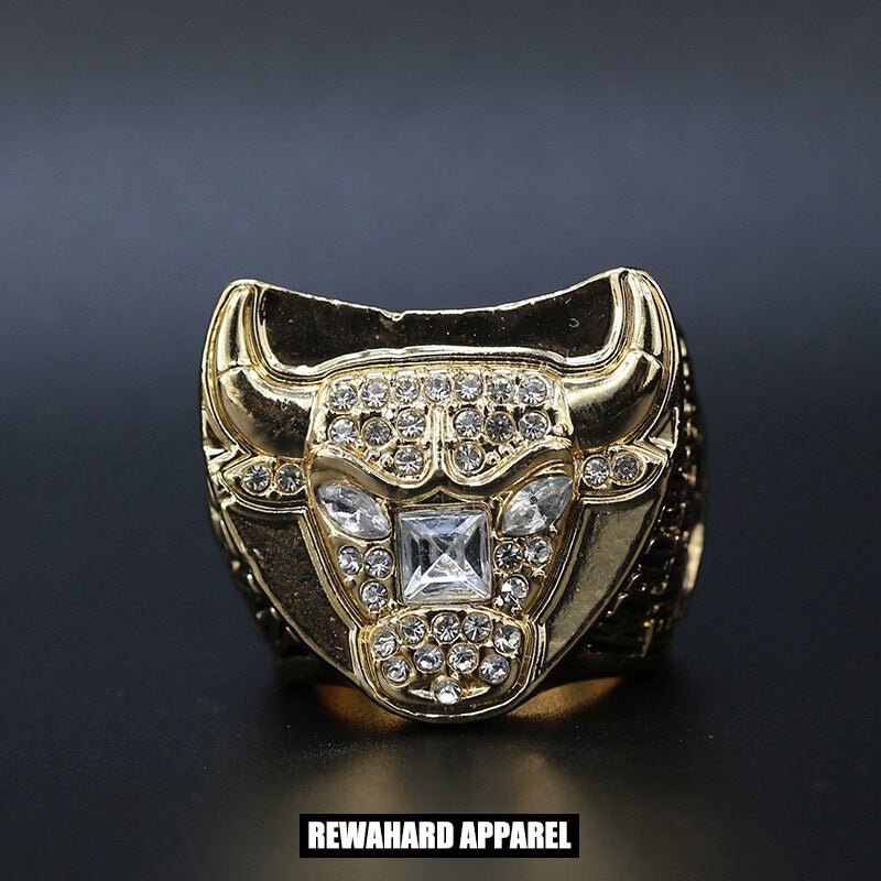 NBA - Gold Bulls championship rings - Jordan