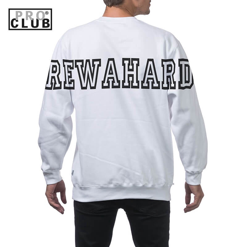 REWAHARD BACK SHOULDER ALL STAR Pro Club Heavyweight Pullover Sweater (13oz)