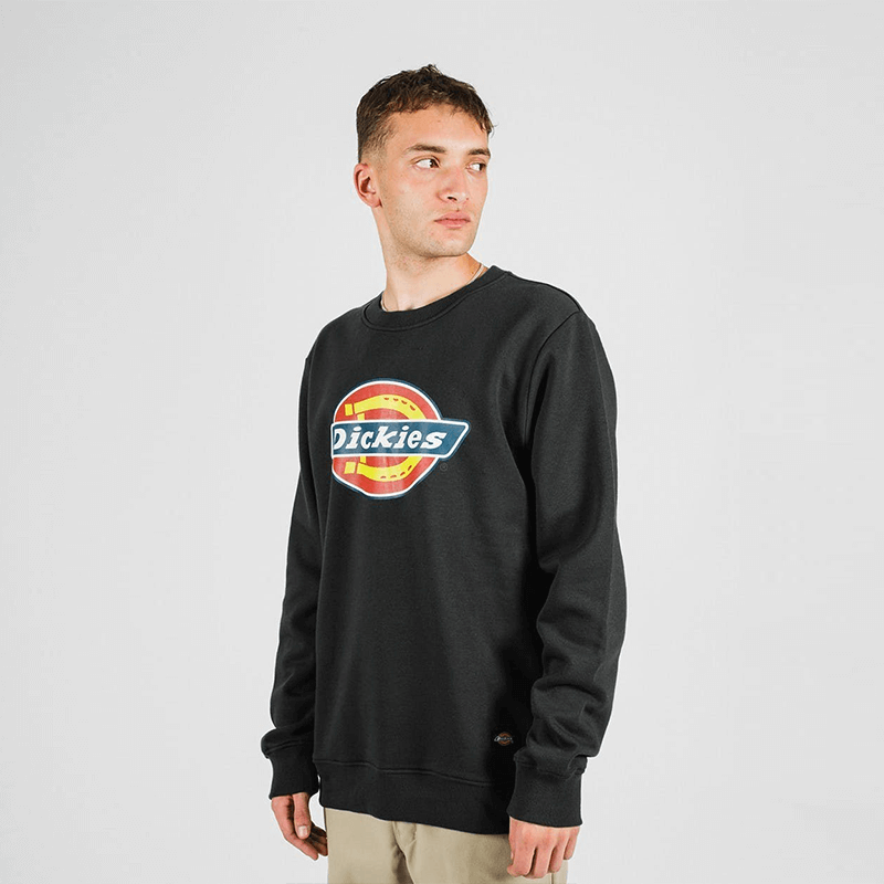 DICKIES H.S CLASSIC CREW NECK SWEATER K1210301 - BLACK