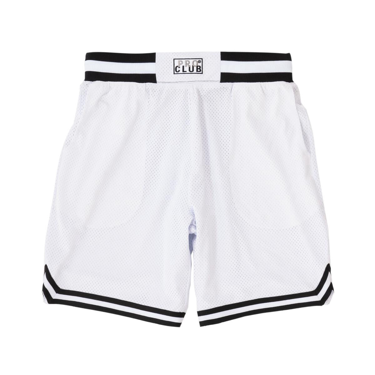 Pro Club  Classic Basketball Shorts - White/Black