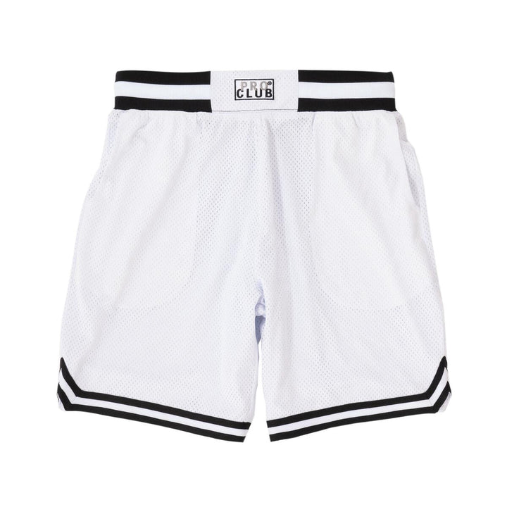Pro Club  Classic Basketball Shorts - White/Black