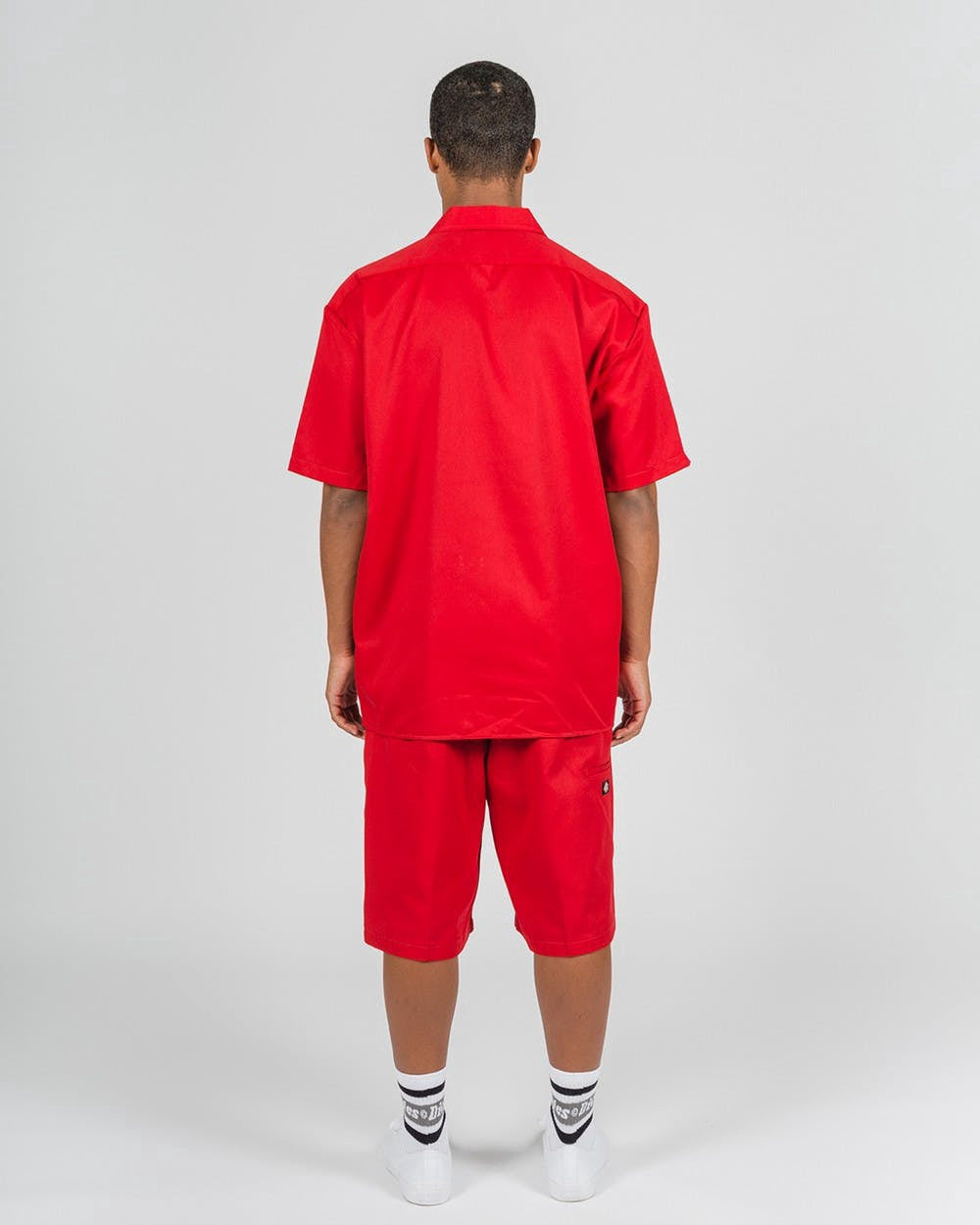 DICKIES –1574 SHORT SLEEVE WORK SHIRT - ENGLISH RED