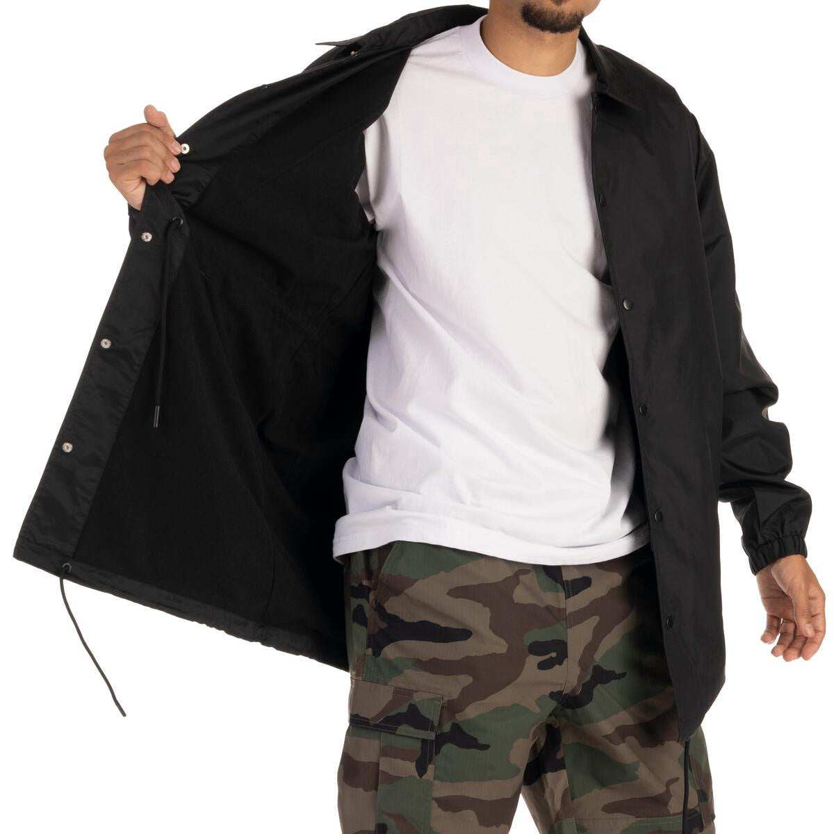 Pro Club Extended Coach Jacket - Black