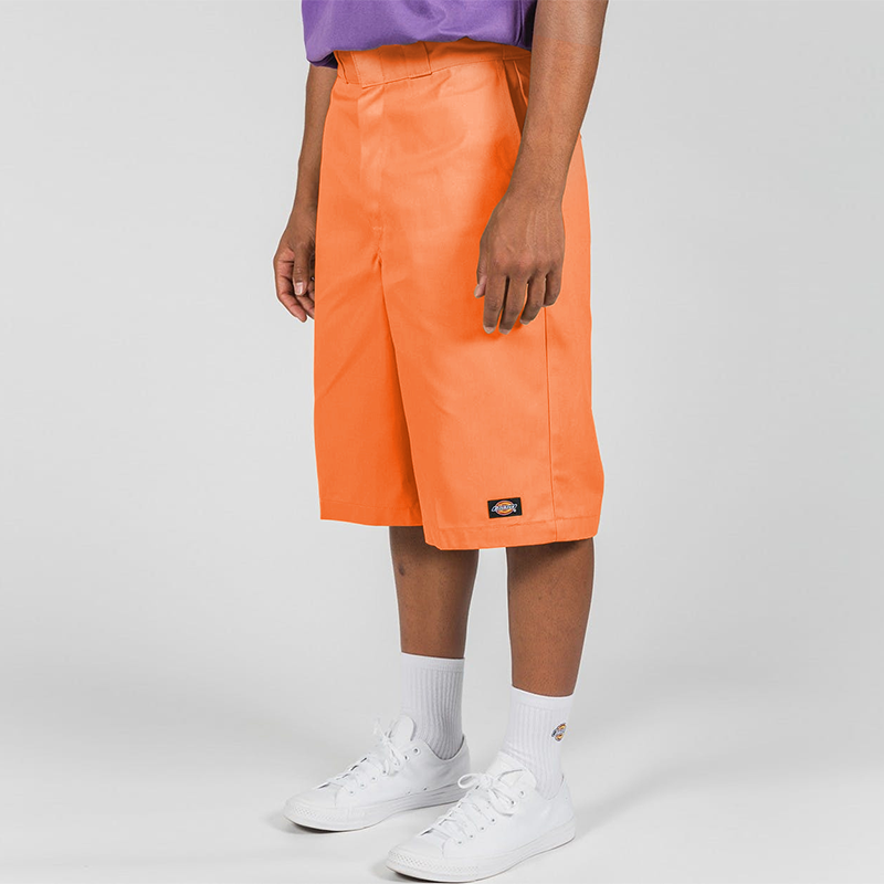 DICKIES - 42283 13 INCH LOOSE FIT MULTI POCKET WORK SHORT - ORANGE