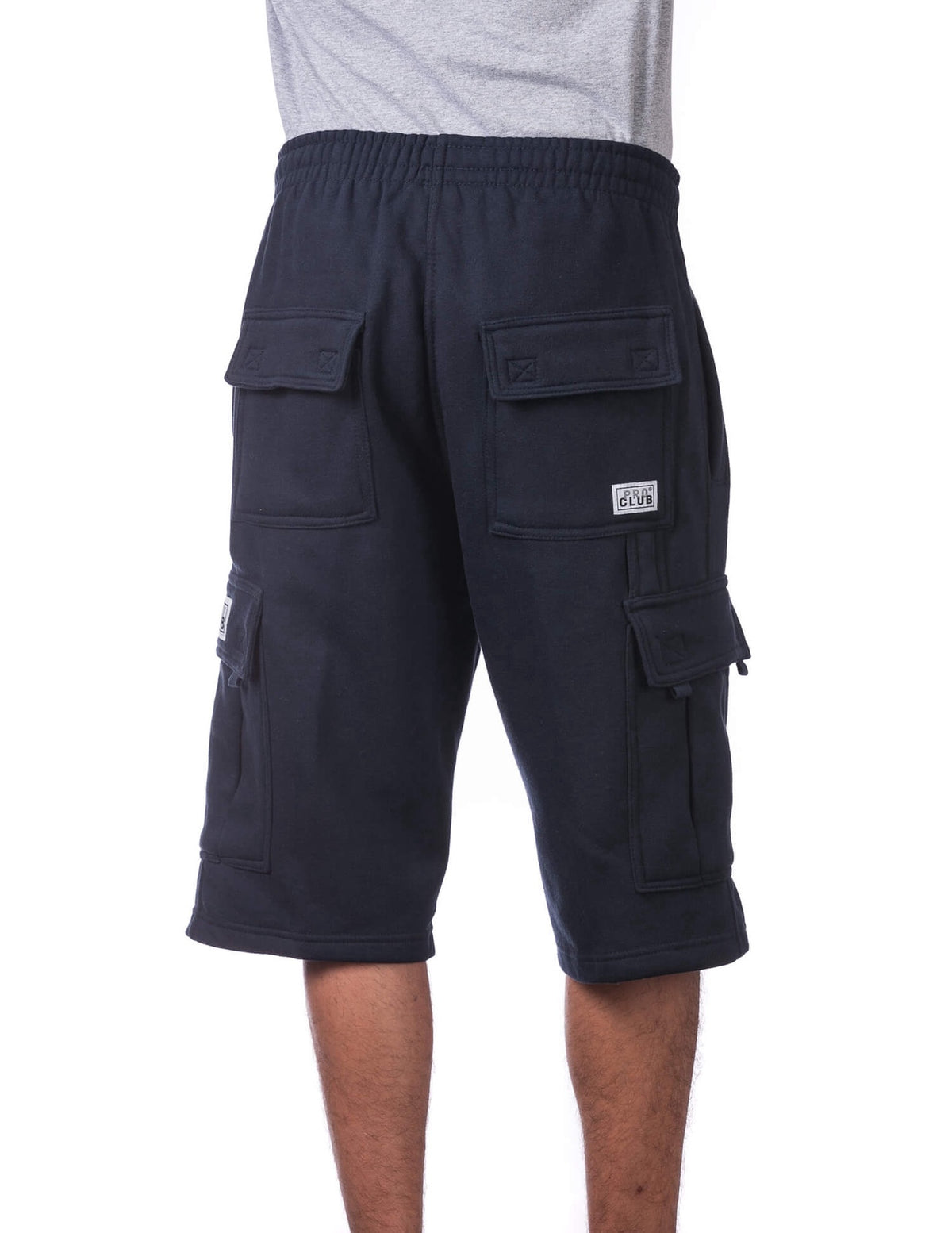Pro Club FLEECE CARGO SHORTS - NAVY