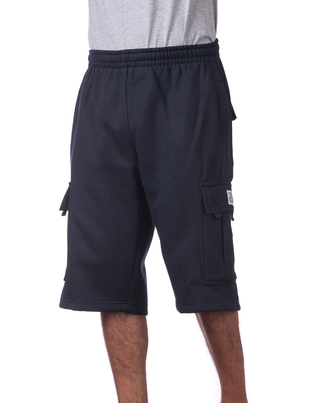 Pro Club FLEECE CARGO SHORTS - NAVY