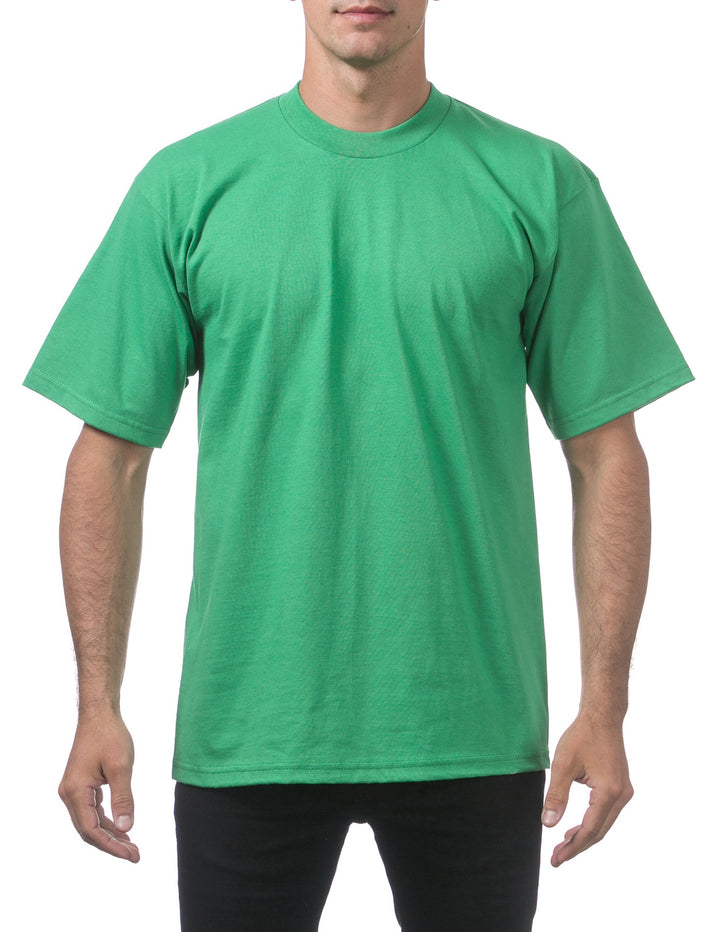 Pro Club Men's Heavyweight Short Sleeve Tee - KELLY GREEN