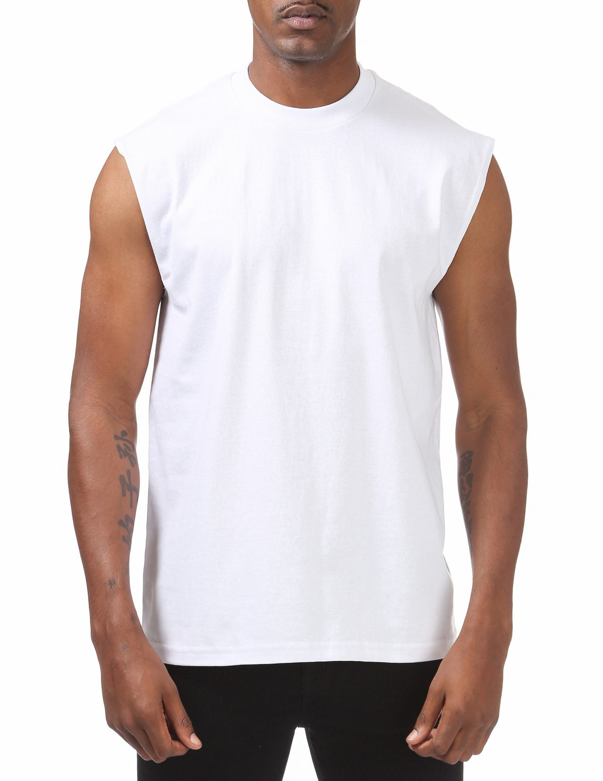 Pro Club Heavyweight Sleeveless Muscle Tee - WHITE
