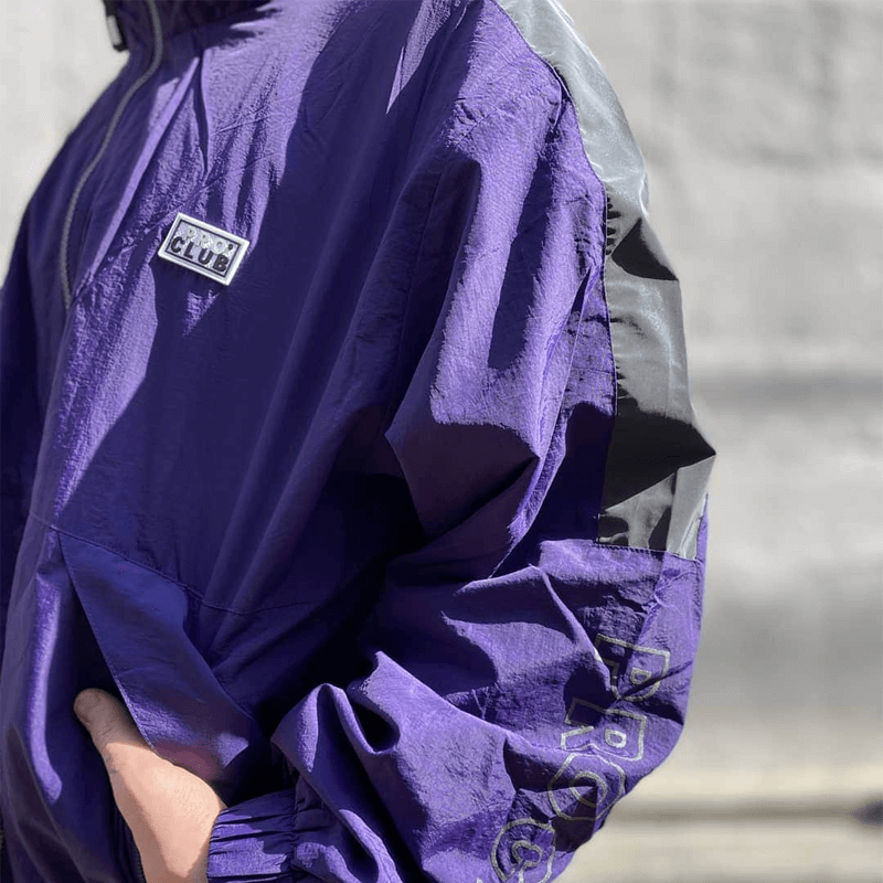 Pro Club Full Court Windbreaker Jacket - Purple