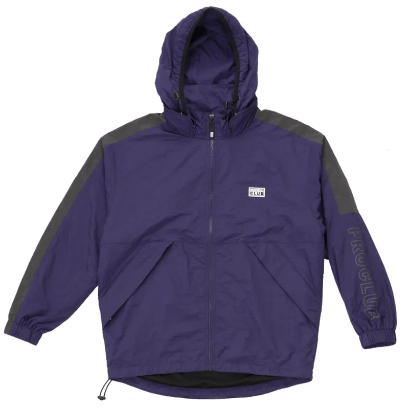 Pro Club Full Court Windbreaker Jacket - Purple