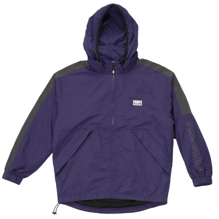 Pro Club Full Court Windbreaker Jacket - Purple