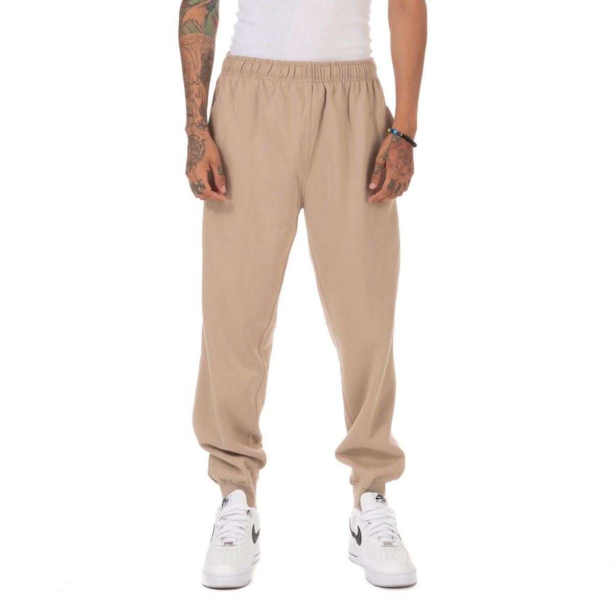 Pro Club Jogger Fleece Long Pants - KHAKI